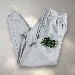 RUNTZ‎ Sweat Pants Botanical Joggers Size L Gray